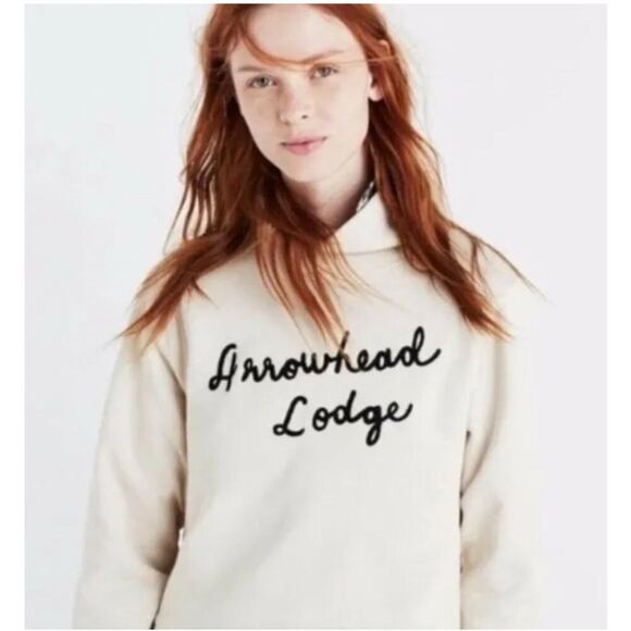MADEWELL Arrowhead Lodge Funnelneck Sweatshirt Medium - Picture 2 of 8